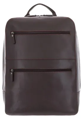 Productafbeelding van LEONHARD HEYDEN Leer laptop rugzak rugzak met laptopvak Dakota Business Rucksack 7551 Braun donkerbruin