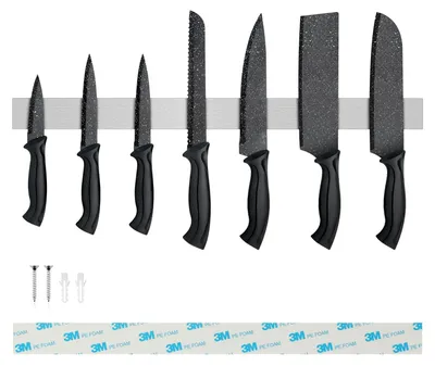 Image de Support magnétique pour couteaux, 50 cm, en acier inoxydable, pour la cuisine