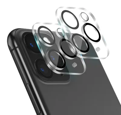 Produktbild von 2x Kamera Schutz Glas für Apple iPhone 11 Pro Schutzglas Camera Linse Panzerfolie 9H