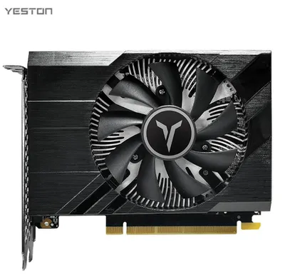 Produktbild von Yeston RTX 3050 6G GDDR6-Grafikkarte fuer Gaming-PC, leistungsstarke Lueftersteuerung, hohe Kernfrequenz, Multi-Interface-Unterstuetzung, hochtemperaturbestaendige Feststoffkondensatoren, Computergrafikkarten