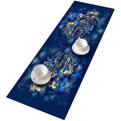 Produktbild von Bertoni Tischläufer Filz 115x40cm Midnight Druckmuster