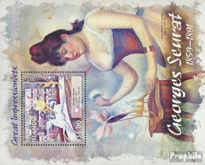 Produktbild von Briefmarken Salomoninseln 2013 Mi Block 145 (kompl. Ausg.) postfrisch Georges Seurat (Der Sirkus)