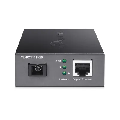 Zdjęcie produktu dla TP-Link TL-FC311B-20, 1000 Mbit/s, IEEE 802.3, IEEE 802.3ab, IEEE 802.3i, IEEE 802.3u, IEEE 802.3x, IEEE 802.3z, Gigabit Ethernet, 10,100,1000 Mbit/s, 1000 Mbit/s, 2000 m