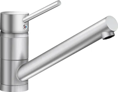 Produktbild von Naber, Scope 1. Einhebelmischer, edelstahlfinish - Armaturen