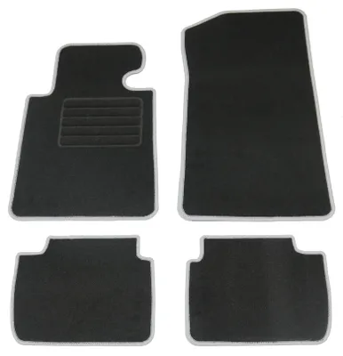 Produktbild von Fußmatten-Set für 3er BMW E46, Limo Coupe Touring, 4-teilig, Schwarz