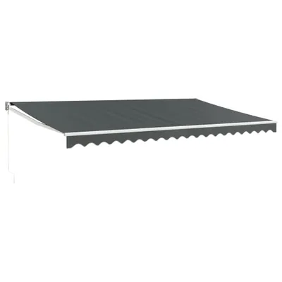 Immagine prodotto di vidaXL Tenda retrattile antracite 5x3 m in tessuto e alluminio