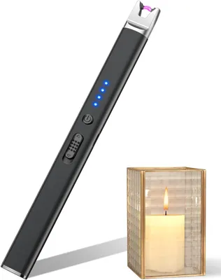 Immagine prodotto di Accendino ad arco elettrico, accendino a stelo, ricaricabile tramite USB