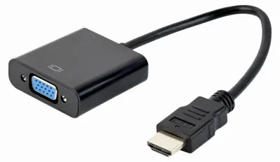 Immagine prodotto di Gembird A-HDMI-VGA-04 adattatore cavo nero - Adattatore cavo (HDMI, VGA, maschio/femmina, 15 m, nero)