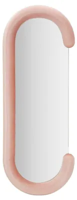 Zdjęcie produktu dla FURNLUX Lustro ścienne Chantal Pink 60cm / Kolor główny: różowy / Wymiary: 60 x 160 x 7 cm