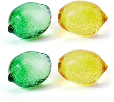 Productafbeelding van Kristallen tafeldecoraties - 4 stuks - Handgemaakte glasfiguren - Uniek ontwerp - Tafelgerei
