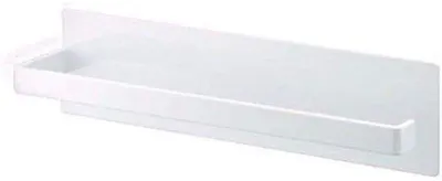 Produktbild von Badezimmer-Rollenhalter - Länge Stange ca. 26 cm - Selbstklebender Rollenhalter für Wände, Schränke oder Badezimmer - Weiß