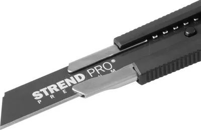 Produktbild von Messer Strend Pro Premium FD7815, BlackMatt, SoftTouch, 18 mm, Abbrechklinge