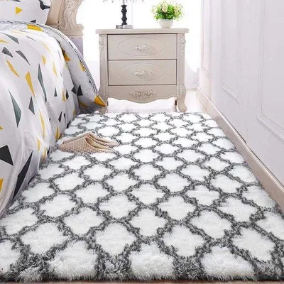 Produktbild von Ibenzoa® Wohnzimmer- & Spielteppich, weich und voluminös – 160 x 200 cm, rutschfeste Unterseite, 10–15 mm, geeignet für Fußbodenheizung, tral