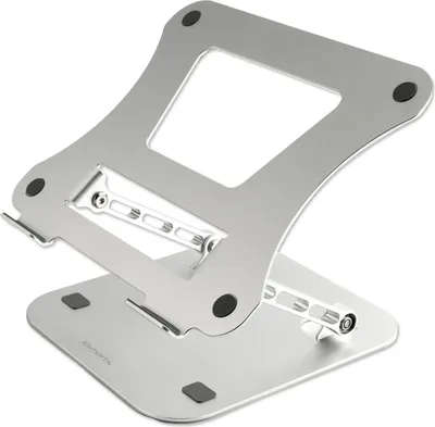 Image de Support de table ErgoFix H22 pour ordinateur portable, Macbook et tablette, 4smarts - argenté