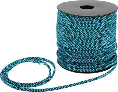 Produktbild von 50m Paracord, 7-Strang Survival Seil, 4mm Outdoor Seil für Camping, Zelt & Armbänder, Blau/Schwarz