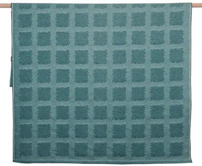 Produktbild von David Fussenegger Wohndecke Plaid Riga 'Karo' 150 x 200 cm Glasgrün