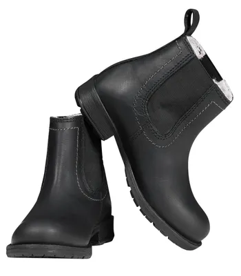 Produktbild von Waldhausen Jodhpurstiefelette Classic Winter Kids, Stiefelette, Reitstiefelette, Farbe:schwarz/silber, Größe:35