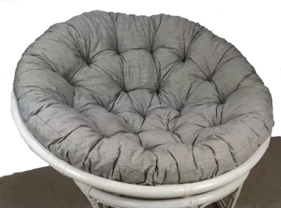 Produktbild von Premium Papasan Polster / Kissen / Auflage D 110 cm Col. Boheme Antracite