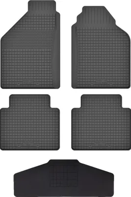 Produktbild von Gummi Fußmatten Set Für: Lancia Musa (2004-2012) Gummimatten Schwarz