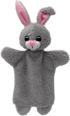 Produktbild von 34cm Handpuppe graues Kaninchen