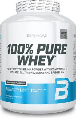 Produktbild von BioTech 100% Pure Whey 2270g - Black Biscuit