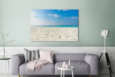 Produktbild von OneMillionCanvasses® - Leinwandbilder - 140x90 cm, Tropisch - Strand - Meer, Wandbilder Kunstdruck Wanddekoration - Foto auf Leinwand - Gemälde auf Holzrahmen