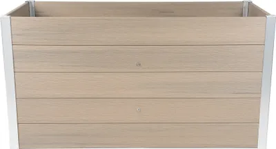 Produktbild von dobar WPC Hochbeet XXL, Silbergrau, 146x70x75 cm
