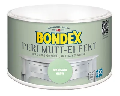 Produktbild von Bondex Holzfarbe Perlmutt-Effekt 500 ml smaragd gruen