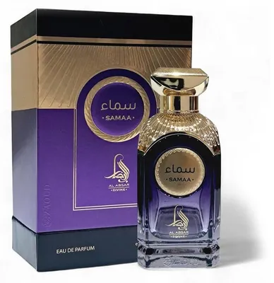 Immagine prodotto di Al Absar Divine Samaa Eau de Parfum per donna, 100 ml. Note olfattive: pera, frutti rossi, gardenia, patchouli, zucchero di canna