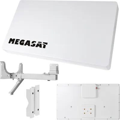 Zdjęcie produktu dla Megasat D2, 10,7 - 12,75 GHz, 1100 - 2150 MHz, 950 - 1950 MHz, 33 dBi, Polaryzacja pozioma / pionowa, Biały