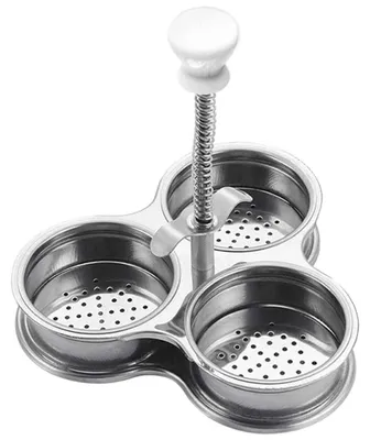Image de Jeu de 3 supports pour œufs - Récipients pour œufs - Pour la cuisson - Idéal pour le petit-déjeuner - Pratique - Accélère la routine matinale