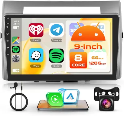 Zdjęcie produktu dla Radio samochodowe Android – System multimedialny – Radio dotykowe – System audio samochodowy – System nawigacji – Ekran 9 cali