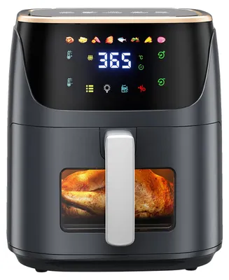 Image de Friteuse à air chaud, écran tactile numérique, panier antiadhésif, 7,0 litres