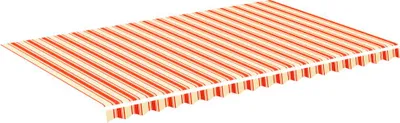 Produktbild von vidaXL Markisenbespannung Gelb und Orange 5x3 m