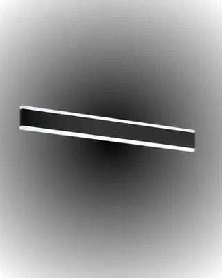 Productafbeelding van Zwarte LED-wandlamp van aluminium, 24 W, 1920 lm, met geïntegreerde kleurtemperatuurregelaar en mat diffuser - Perenz