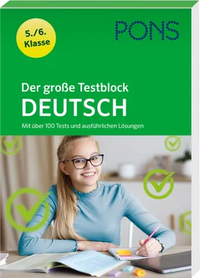 Produktbild von PONS Der große Testblock Deutsch 5./6. Klasse