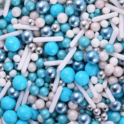 Produktbild von Blue Lagoon Zuckerperlen-Mix 50g Streusel