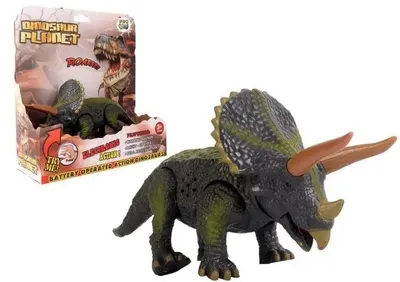 Produktbild von Dinosaurier-Figur Triceratops mit Licht und Geräuschen - Pro Kids