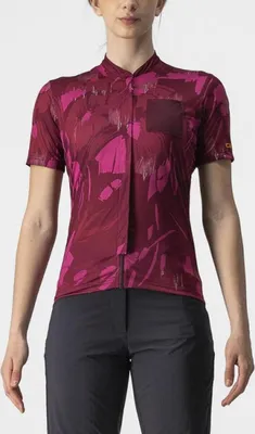 Produktbild von CASTELLI Kurzarm Fahrradtrikot - UNLTD SENTIERO - bordeaux/Lila L