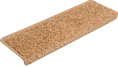 Immagine prodotto di vidaXL Tappetini 30 pezzi 65x21x4 cm Beige Bordo rettangolare