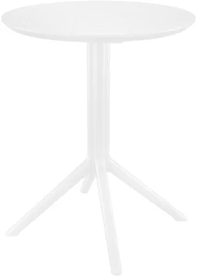 Produktbild von CLP Klapptisch wetterfest Sky klappbarer Gartentisch für den Außenbereich weiß