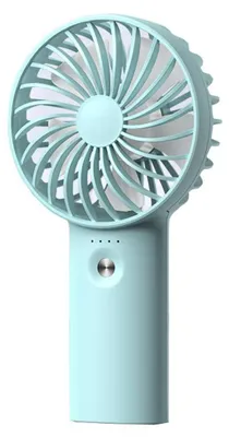 Produktbild von Mini USB Ventilator, Tragbarer Handventilator mit Powerbank, 3 Einstellbare Geschwindigkeiten Leise Fans für Büro Reisen Zuhause Outdoor