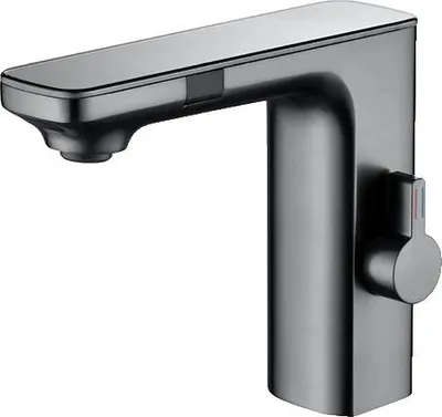 Produktbild von Badezimmerarmatur, intelligente LCD-Anzeige, Doppelsensor, grau
