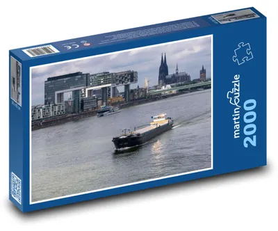 Produktbild von Puzzle 2000 Rhein in Köln - martinpuzzle