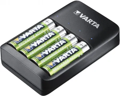 Produktbild von VARTA Quattro USB Ladegerät 4 AA 2100 mAh R2U