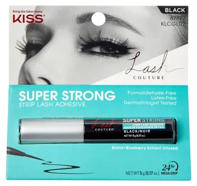 Produktbild von KISS Lash Couture Wimpernkleber, schwarz, super stark