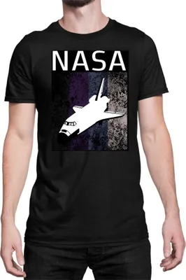 Obrázek produktu pro Pánské Tričko Nasa Space Theme Nasa 014, Man 4XL / Černá