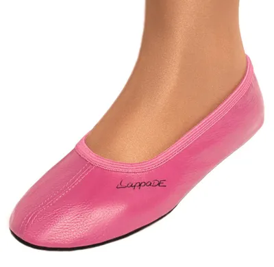 Produktbild von Lappade Ledersohle pink Gymnastikschuhe, Schläppchen, Turnschläppchen (Art. 207