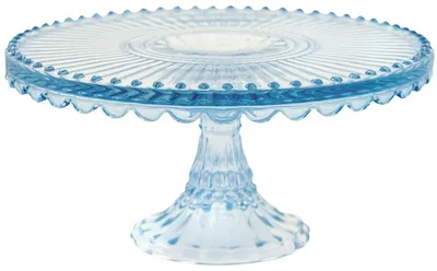 Image de Greengate Plat à tarte en verre ALICE PALE BLUE Bleu 20 cm Plat de service Everyday