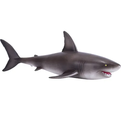 Obrázok produktu pre Mojo Fun Great White Shark, 3 rok / roky, SEALIFE, Šedá, Biela, Polyvinylchlorid (PVC)